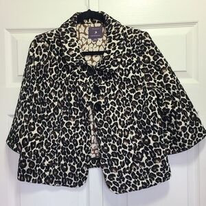 Forever 21 Leopard Print‎ Cape Jacket